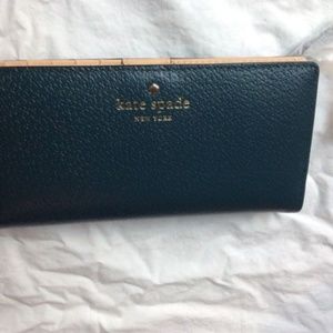 New Kate Spade Wallet* Pershing Street* Emerald